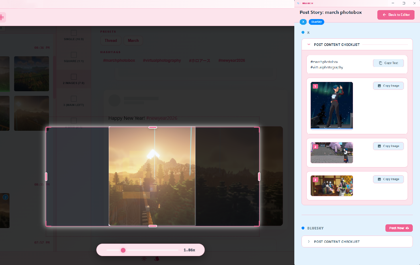 March Photobox Social Media Planning